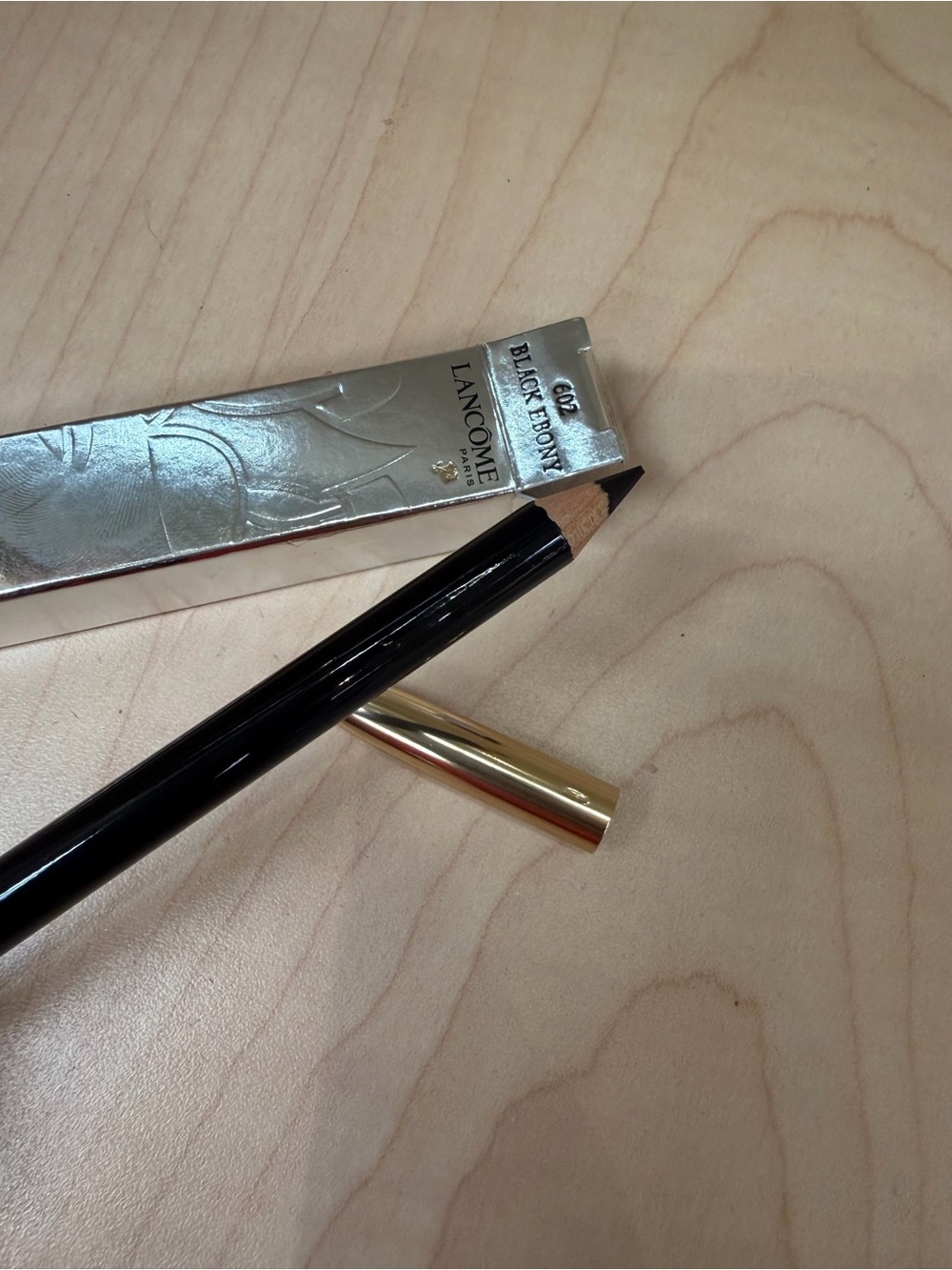 Lancome Le Crayon Khol EyeLiner Pencil 602 Black Ebony Full Size NWOB